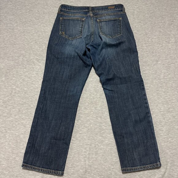 Kut from the Kloth Jeans Womens Sz 6 (30x26) Reese Ankle Straight Leg Mid rise - Picture 2 of 15